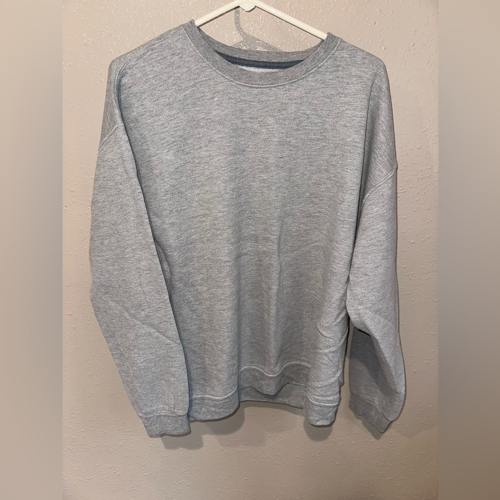 Classic Men's Heather Gray Crewneck Sweater